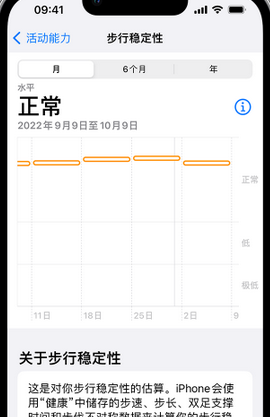 谯城iPhone手机维修如何在iPhone开启'步行稳定性通知'