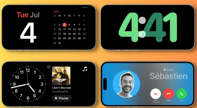 谯城苹果手机维修分享iOS17横屏充电待机显示有什么好处 