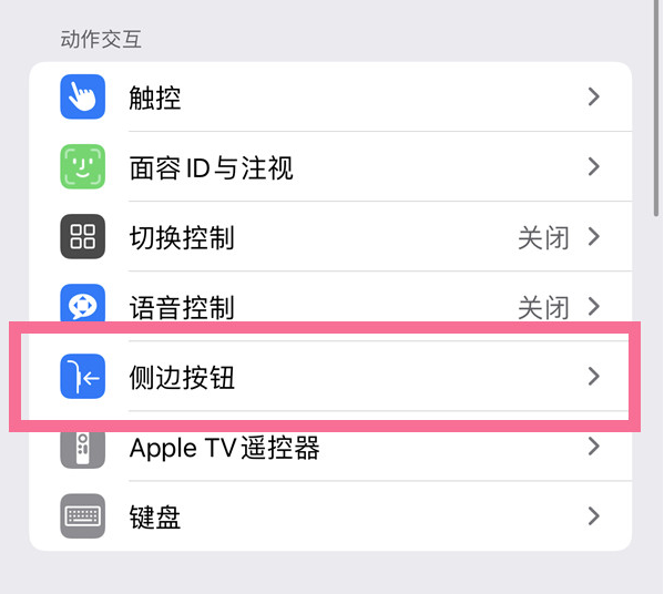 谯城苹果14维修店分享iPhone14 Plus侧键双击下载功能关闭方法 