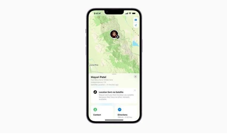 谯城苹果14维修分享iPhone14系列中 FindMy功能通过卫星分享位置方法教程 
